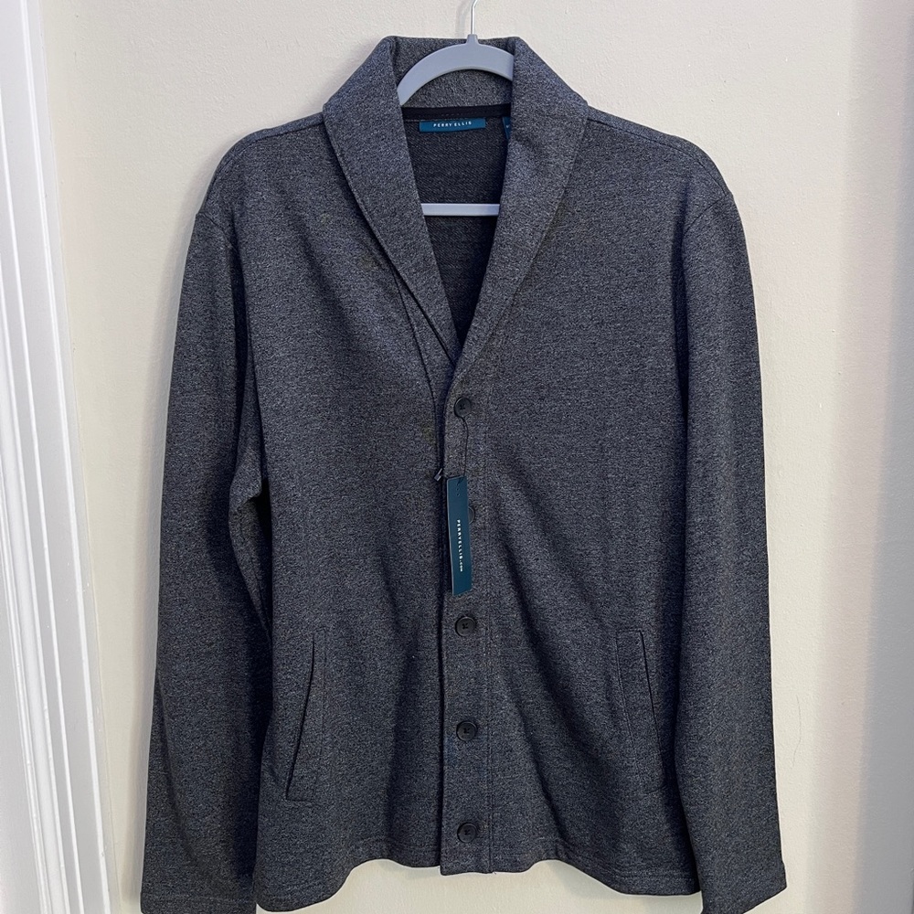 Perry Ellis cardigan (M)